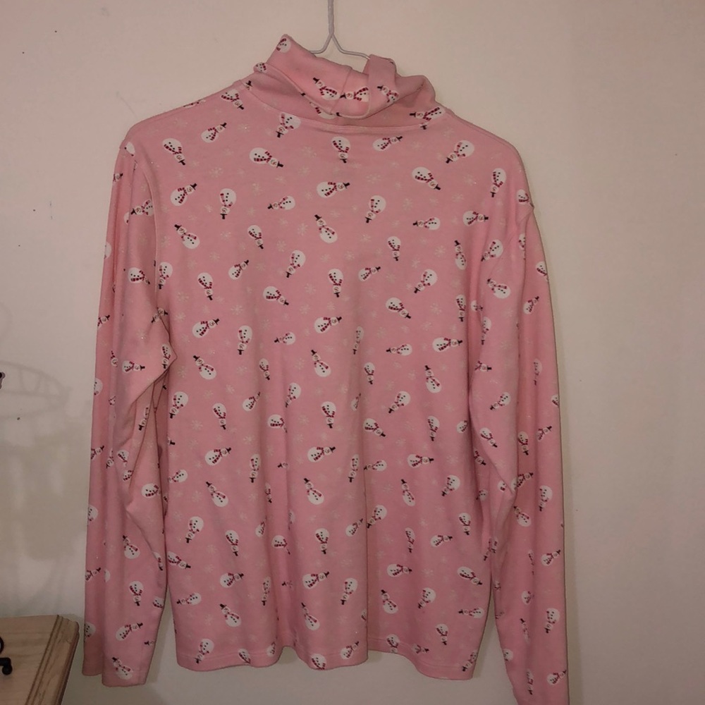 snowman turtle neck sweater